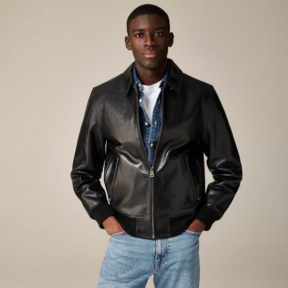 J. Crew Other - NWT J Crew Limited-Edition Flight jacket in Italian Leather Medium